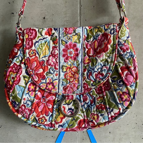 Vera Bradley Hope Garden Saddle Up Bag - Picture 2 of 8